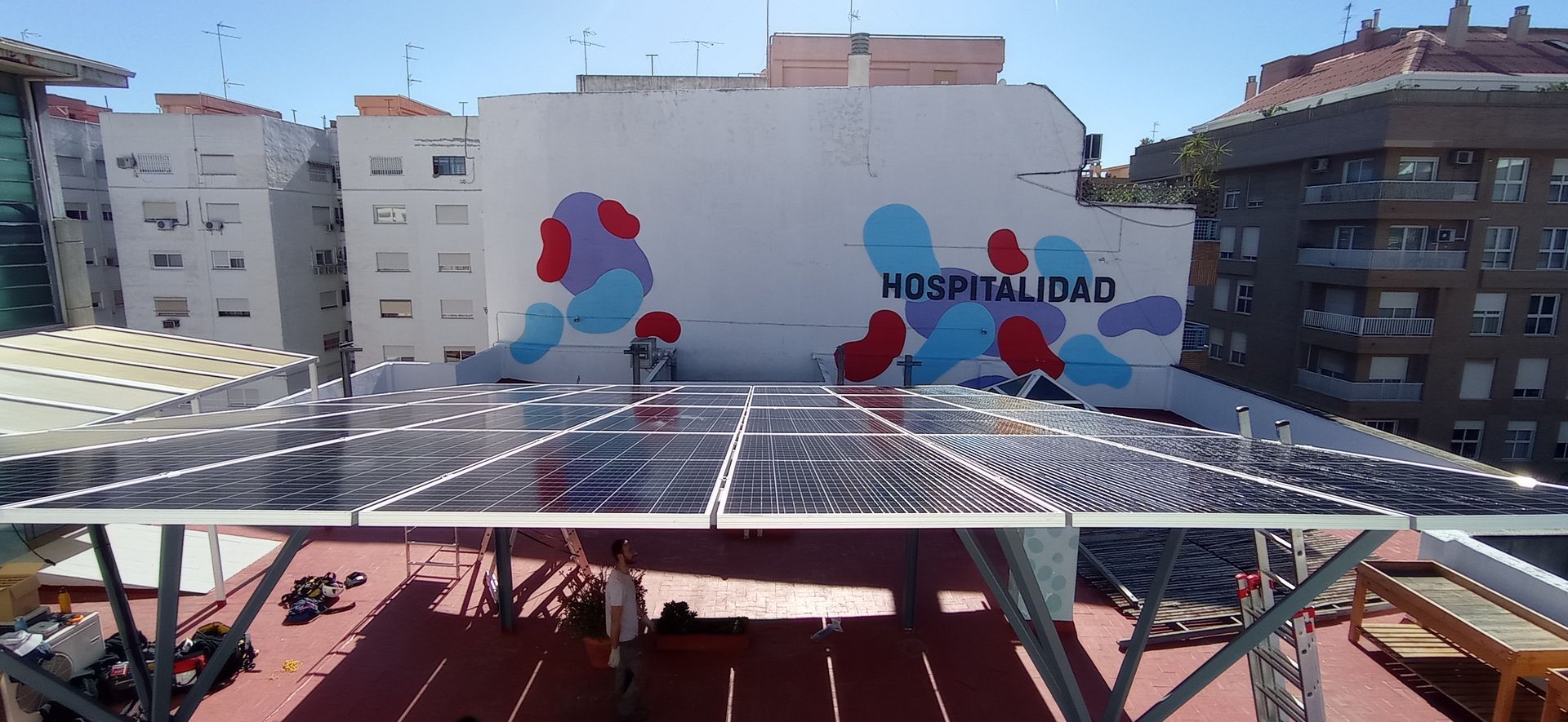 Instal·lació de 12 kWp al barri de la Saïdia de València
